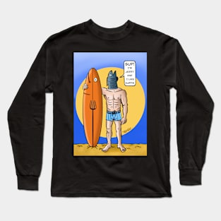 Jerry who likes surfin Long Sleeve T-Shirt